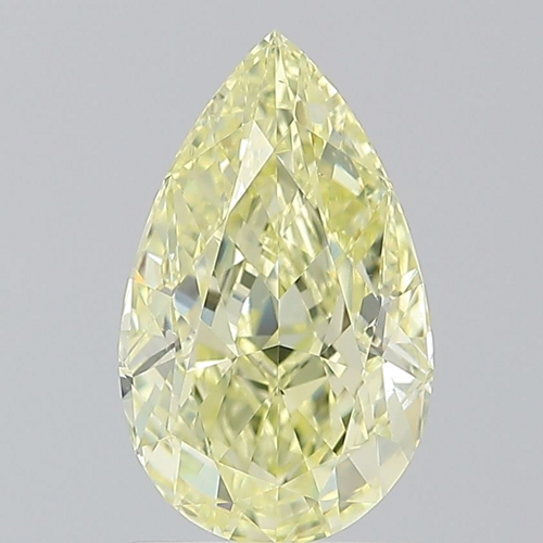 2.0 carat Fancy Yellow-VS2 Natūralus Pear Deimantas (1)
