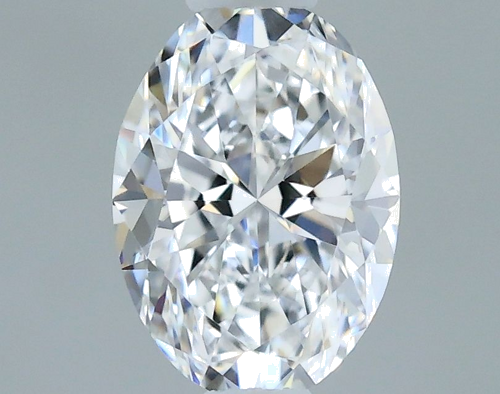 0.4 carat D-VVS2 Natūralus Oval Deimantas (1)