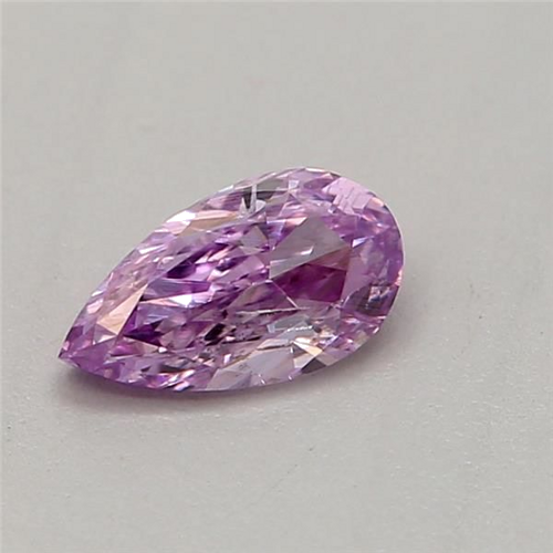 0.16 carat Fancy Intense Purple-SI2 Natūralus Pear Deimantas (1)