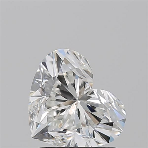 1.5 carat G-SI2 Natūralus Heart Deimantas (1)