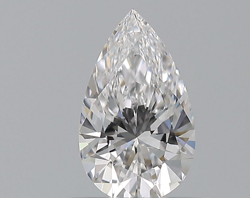0.5 carat D-VVS2 Natūralus Pear Deimantas (1)