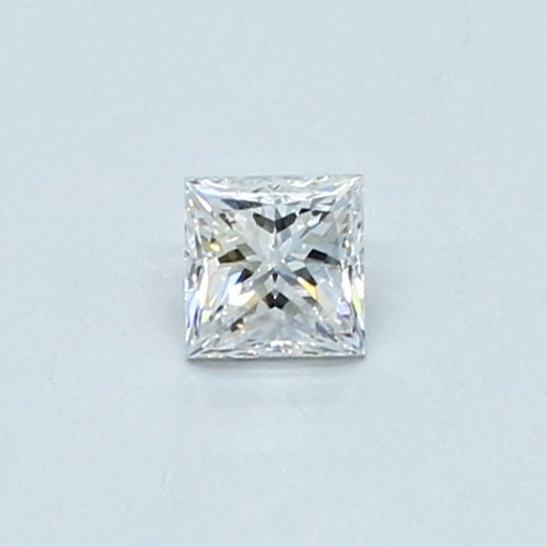 0.28 carat D-VVS2 Natūralus Princess Deimantas (1)