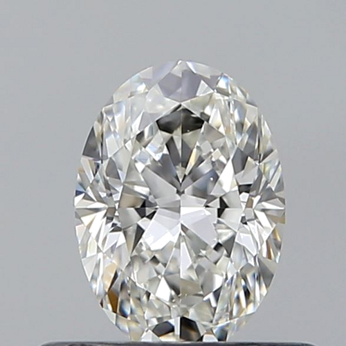 0.5 carat G-VS2 Natūralus Oval Deimantas (1)