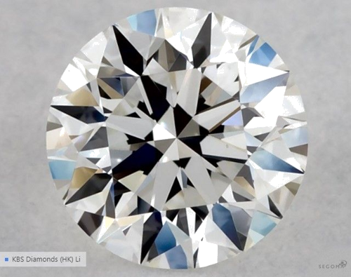 0.55 carat G-VVS2 Excellent cut Natūralus Round Deimantas (1)