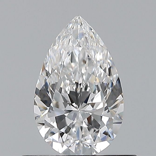 0.53 carat D-VVS2 Natūralus Pear Deimantas (1)