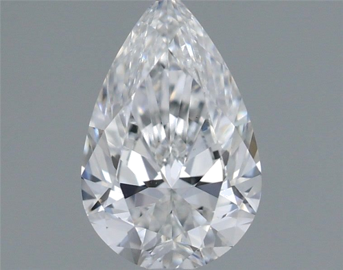 0.62 carat E-SI1 Natūralus Pear Deimantas (1)