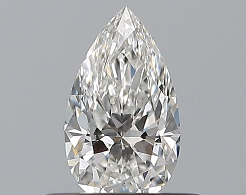 0.4 carat F-VS2 Natūralus Pear Deimantas (1)
