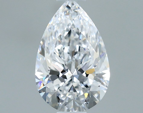 0.53 carat D-VVS2 Natūralus Pear Deimantas (1)