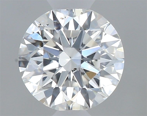 0.45 carat F-SI2 Excellent cut Natūralus Round Deimantas (1)