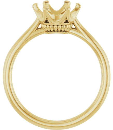 Sužadėtuvių Žiedas „Solitaire“ 14k yellow gold Round 8.2mm (2)