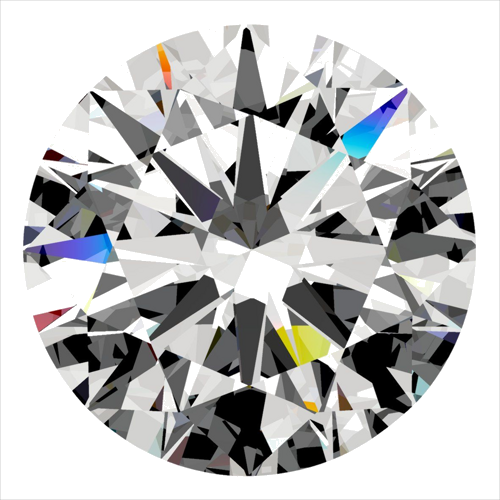 0.33 carat G-VVS1 Excellent cut Natūralus Round Deimantas (1)