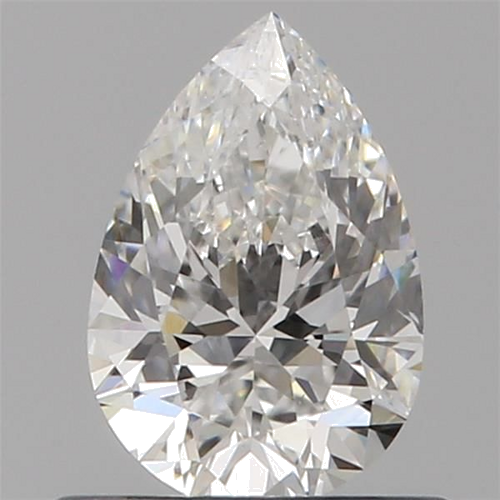 0.54 carat F-VS2 Natūralus Pear Deimantas (1)