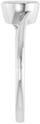 Sužadėtuvių Žiedas „Bezel-Set Solitaire“ 950 Platinos Round 6.5mm (4)