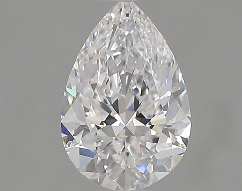 0.7 carat D-VVS2 Natūralus Pear Deimantas (1)