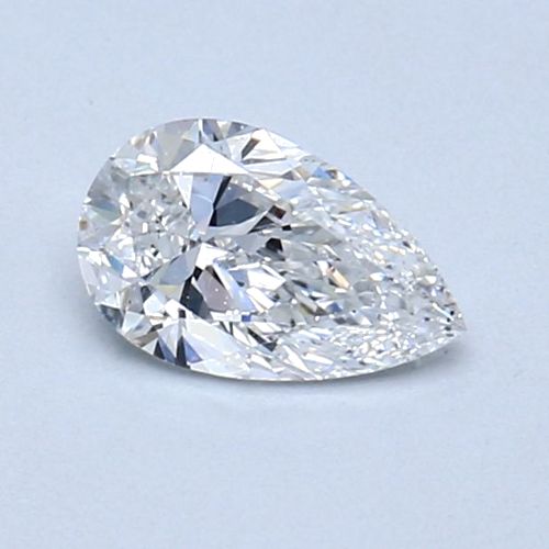 0.5 carat E-VS2 Natūralus Pear Deimantas (1)
