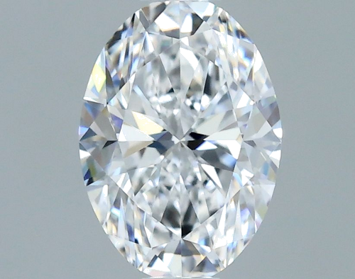 0.5 carat D-VVS2 Natūralus Oval Deimantas (1)