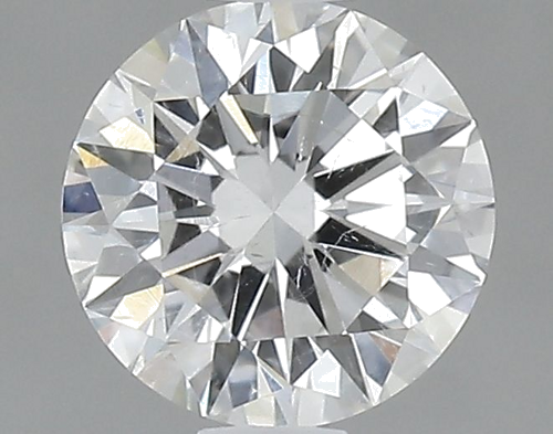 0.51 carat E-SI2 Excellent cut Natūralus Round Deimantas (1)