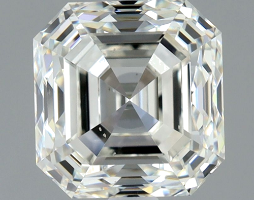 2.04 carat I-SI1 Natūralus Asscher Deimantas (1)
