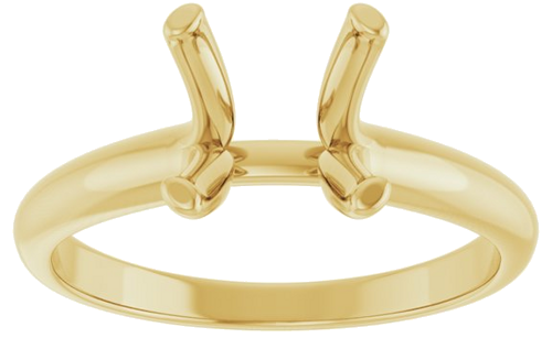 Sužadėtuvių Žiedas „Solitaire“ 14k yellow gold Square 6.5mm (3)