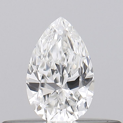 0.18 carat F-VVS1 Natūralus Pear Deimantas (1)