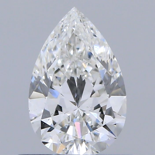 0.51 carat G-VS2 Natūralus Pear Deimantas (1)