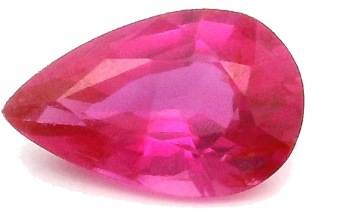 0.43 carat RED Pear Rubinas (1)
