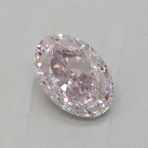 1.02 carat Light Pink-VS2 Natūralus Oval Deimantas (1)
