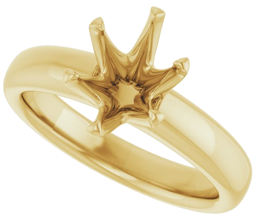 Sužadėtuvių Žiedas „Solstice Solitaire®“ 10k yellow gold Oval 9mm x 7mm (5)