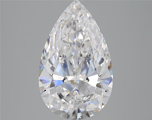 3.23 carat D-VVS1 Natūralus Pear Deimantas (1)