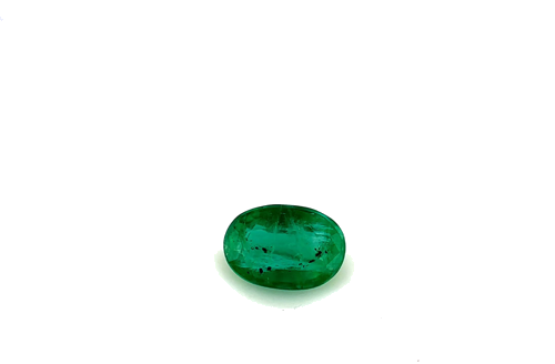0.53 carat GREEN Oval Smaragdas (1)