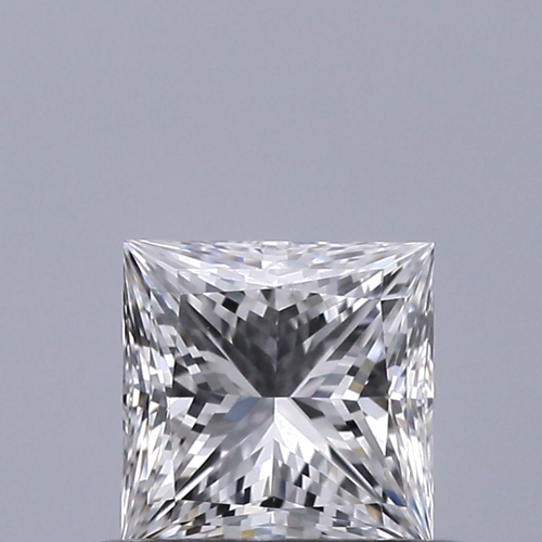 0.5 carat D-VVS2 Natūralus Princess Deimantas (1)