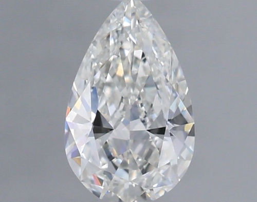 0.51 carat F-VVS1 Natūralus Pear Deimantas (1)