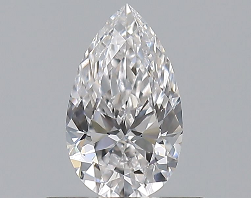 0.5 carat D-SI1 Natūralus Pear Deimantas (1)
