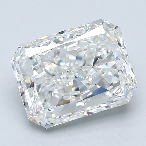 3.01 carat F-VS2 Natūralus Radiant Deimantas (1)