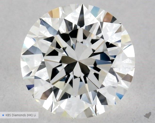 0.51 carat H-VVS2 Excellent cut Natūralus Round Deimantas (1)