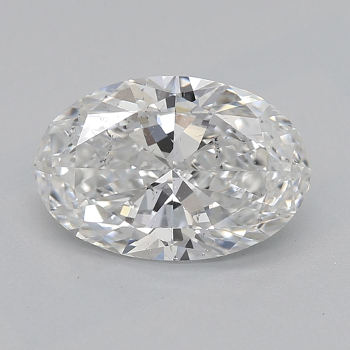 1.5 carat F-SI2 Natūralus Oval Deimantas (1)