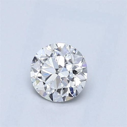 0.5 carat F-VVS1 Very Good cut Natūralus Round Deimantas (1)