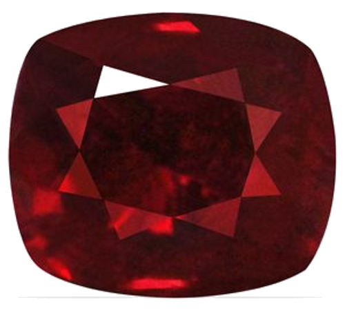 0.37 carat RED Cushion Rubinas (1)
