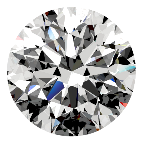 0.3 carat D-SI1 Very Good cut Natūralus Round Deimantas (1)