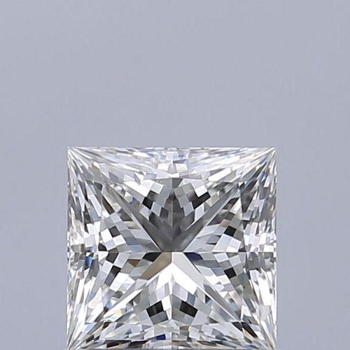 0.63 carat F-VS1 Natūralus Princess Deimantas (1)