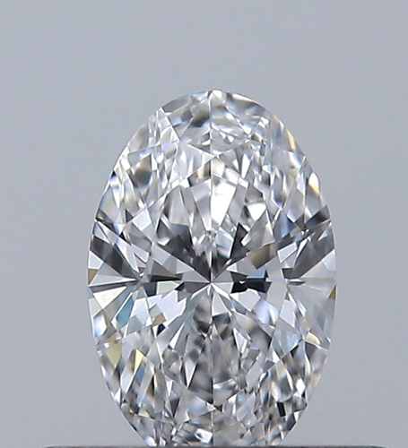 0.34 carat D-VVS2 Natūralus Oval Deimantas (1)