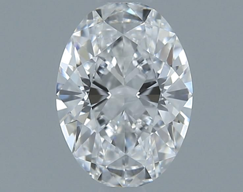 0.6 carat D-VVS2 Natūralus Oval Deimantas (1)