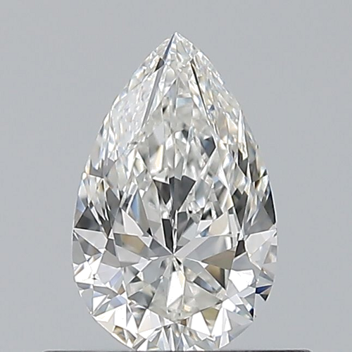 0.51 carat F-VS1 Natūralus Pear Deimantas (1)