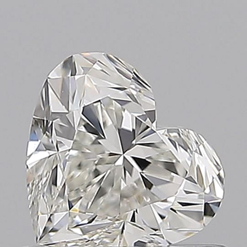 0.7 carat H-VVS1 Natūralus Heart Deimantas (1)
