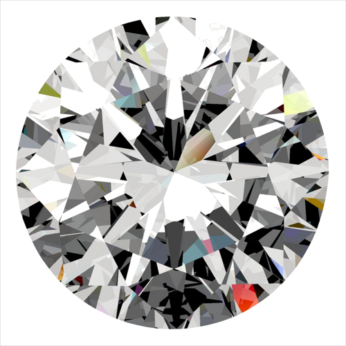 0.4 carat F-VS1 Very Good cut Natūralus Round Deimantas (1)