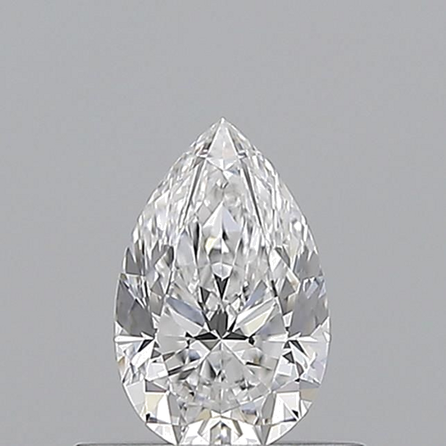 0.5 carat D-VVS1 Natūralus Pear Deimantas (1)