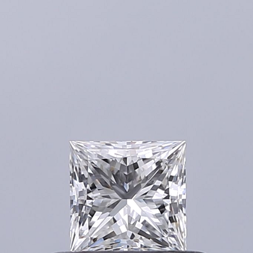 0.37 carat D-VVS2 Natūralus Princess Deimantas (1)