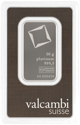 50 г Платиновый слиток Valcambi (3)