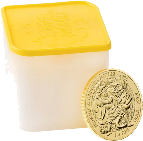 1 oz Beowulf & Grendel Myths and Legends 2025 Great Britain Gold Coin (4)