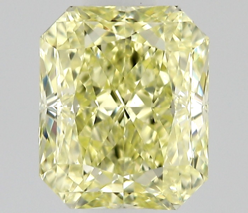 0.51 carat Fancy Yellow-VVS2 Natūralus Radiant Deimantas (1)